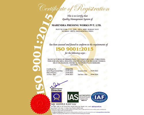 ISO Certificate